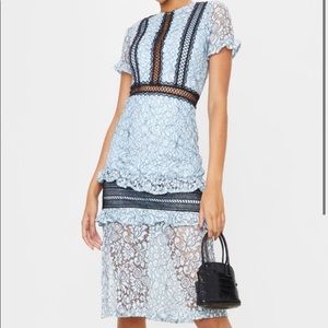 Pretty little thing lace crotchet dress